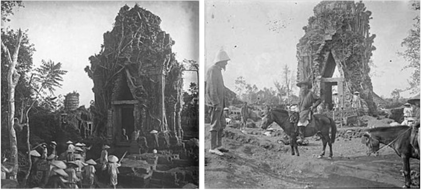 Historische Fotos von den Ausgrabungen in Dong Duong im Jahr 1902 b