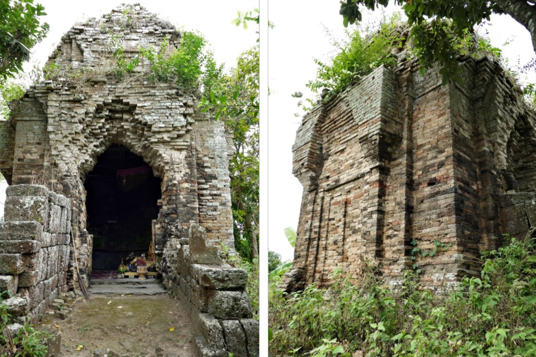 Preah Ko Tempel: Ostansicht und Südfassade