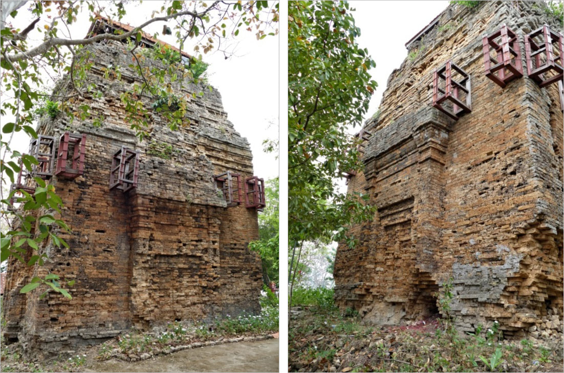 East Ta Nhean Tempel – zwei Ansichten