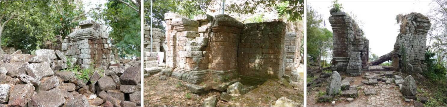 Laterit-Bauten im südlichen Tempelareal