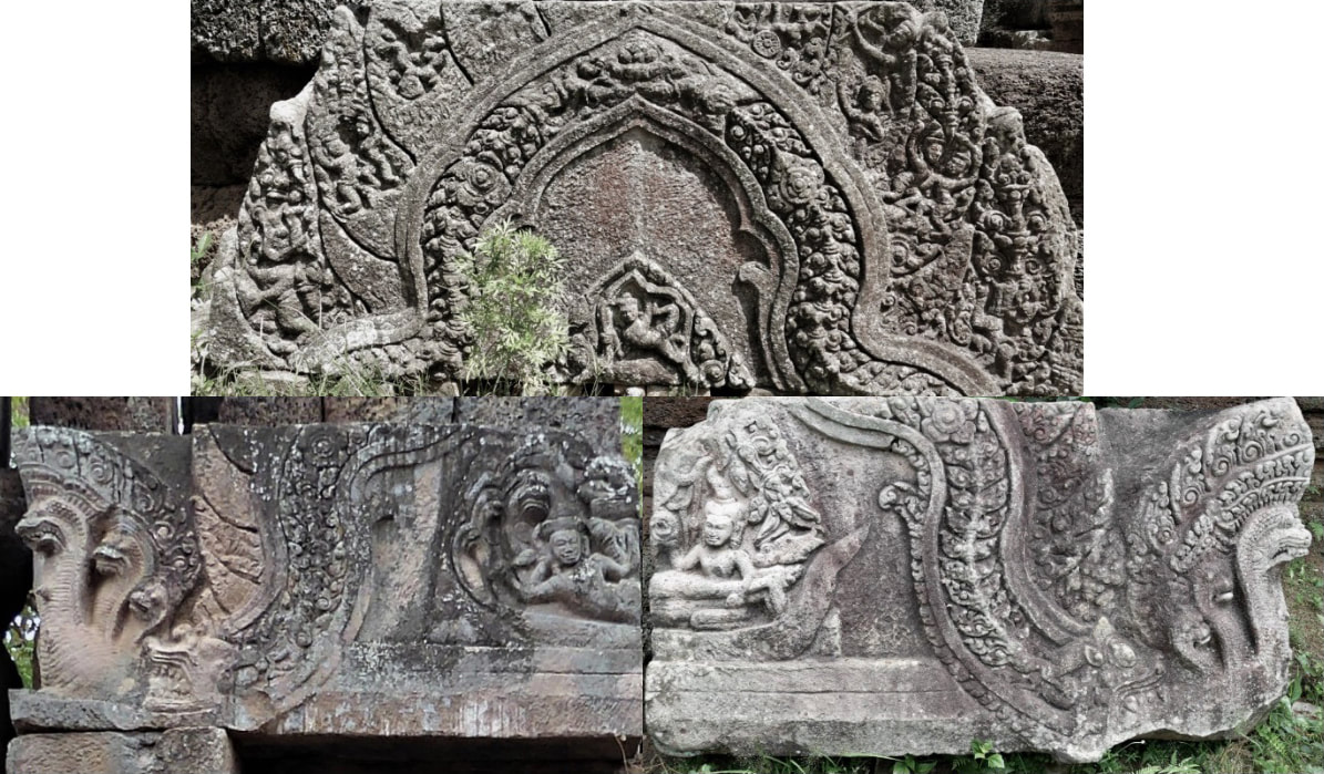 Bild 16.2: West-Gopuram, Tympanum, digitale Zusammenführung der drei Teile