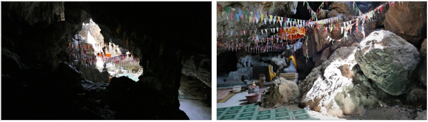 Phnom Sampov: Andachtsstätte in einer Höhle