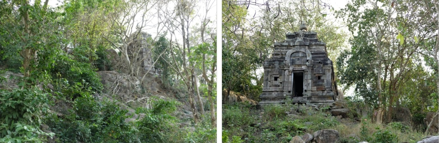 Bild 18 & 19: Asram Maha Rosei Tempel – Ostansicht