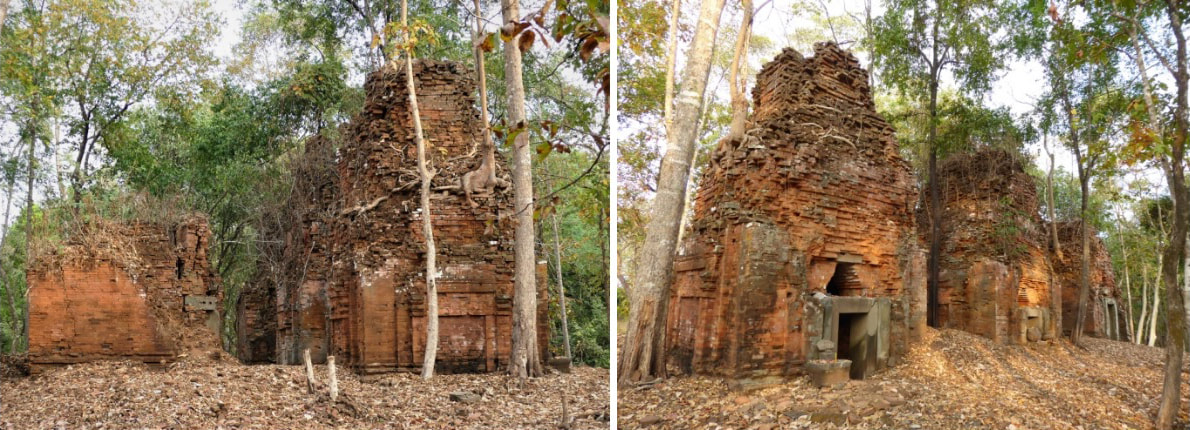 Pram Tempel – Südansicht und Südostansicht