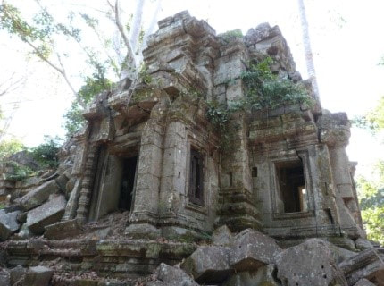 entlegener Tempel Prasat Banteay Ampil bei Angkor 