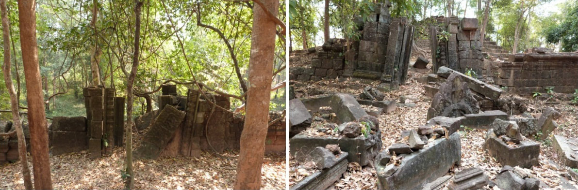 Prasat Kong Phluk: Ost-Gopuram (Innenansicht) & Nord-Gopuram (Außenansicht) 