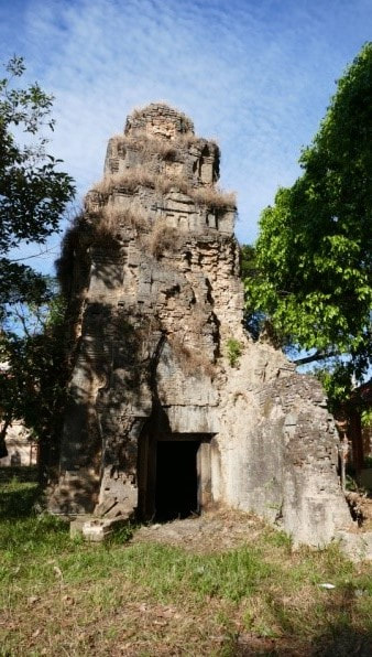selten besuchter Tempel Prasat Sanlong bei Siem Reap