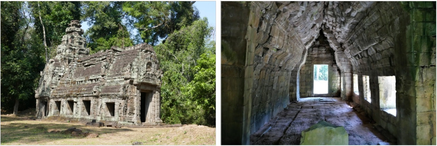Bild 1 & 1.1: Preah Khan Tempel – Dharmasala