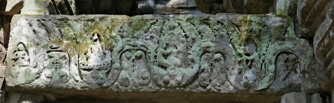 Bild 2: Preah Khan Tempel – Mauerring III Lintel im Ost-Gopuram