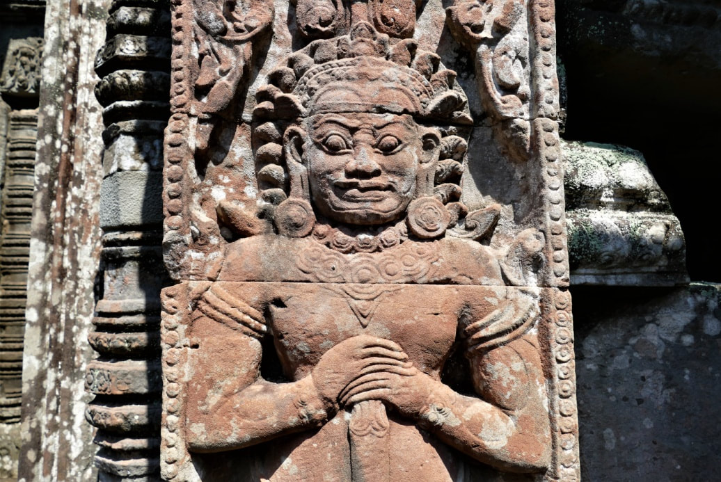 Bild 12.4: Preah Khan Tempel – Dvarapala