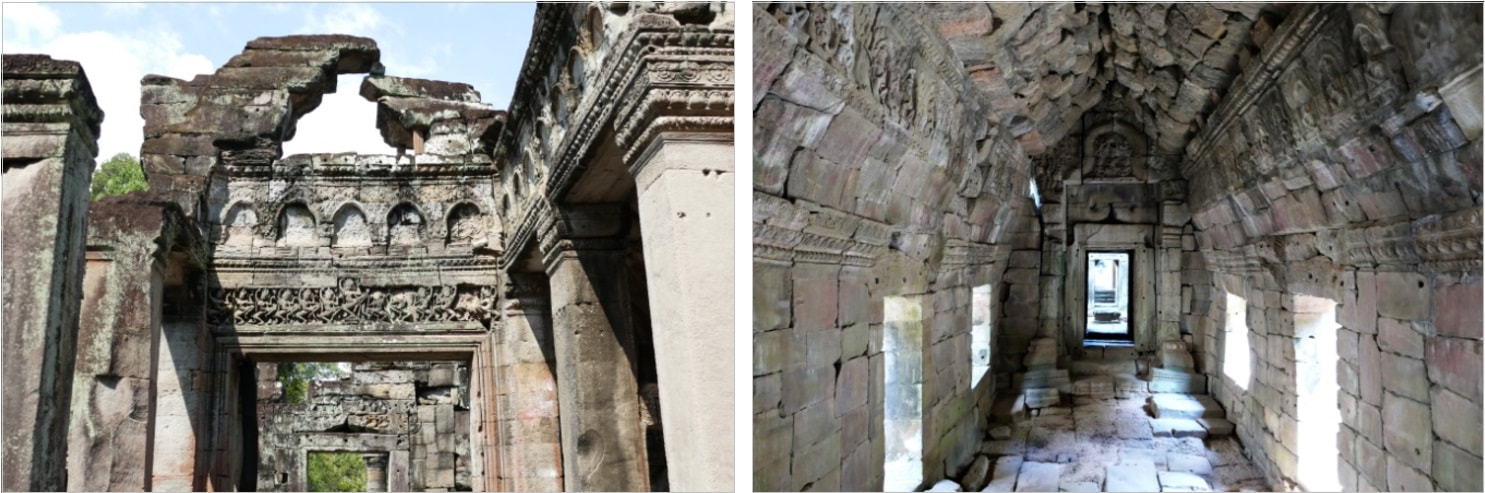 Bild 5 & 6: Preah Khan Tempel