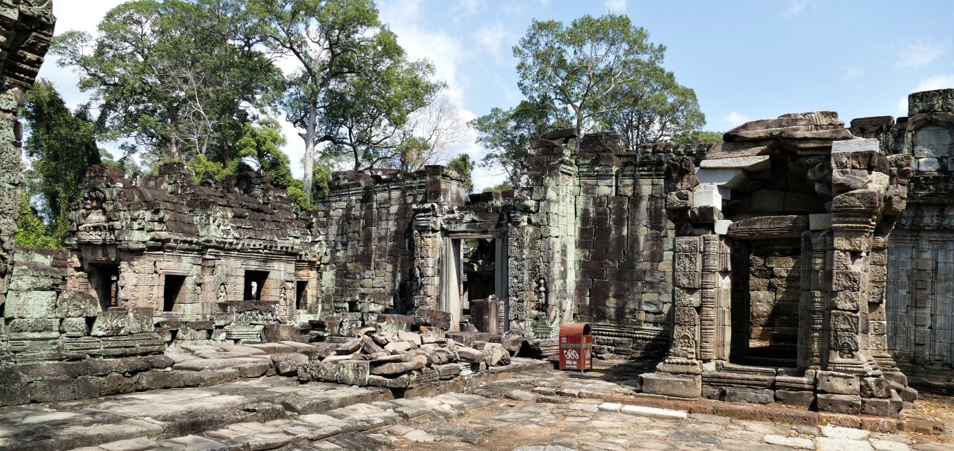Bild 21: Preah Khan Tempel – Teilansicht vom inneren Tempelbereich