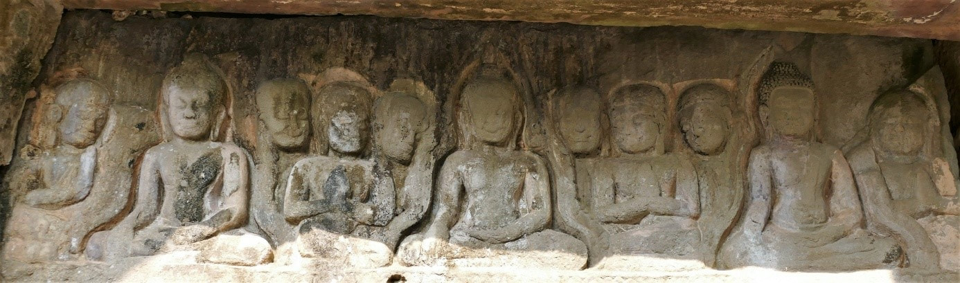 Prasat Preah Pithu – Tempel X: Buddha – Lintel