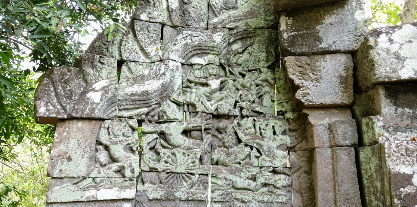 Prasat Preah Pithu – Tempel Y: Nord-Tympanum