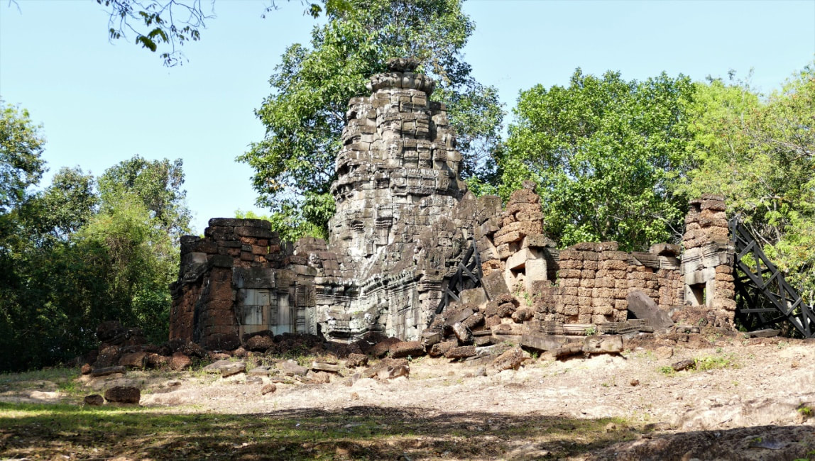 Bild 1: Prei Tempel – Gesamtansicht Ost