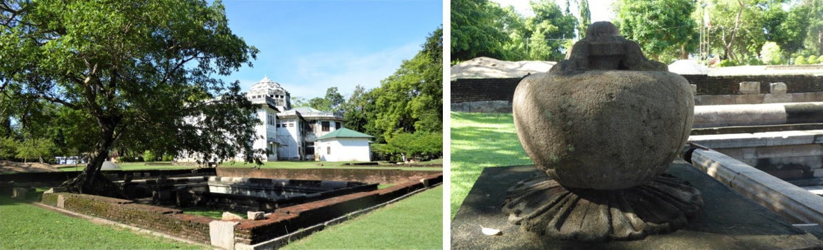 Bild 1 & 2: Anuradhapura – Jethavanarama Komplex 