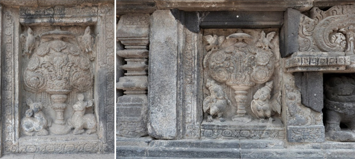 Bild 4 & 5: Candi Prambanan