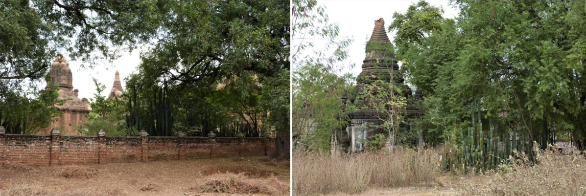 Bild 9 & 10: Sale – Tempel östlich der Thiri Muni Pagoda