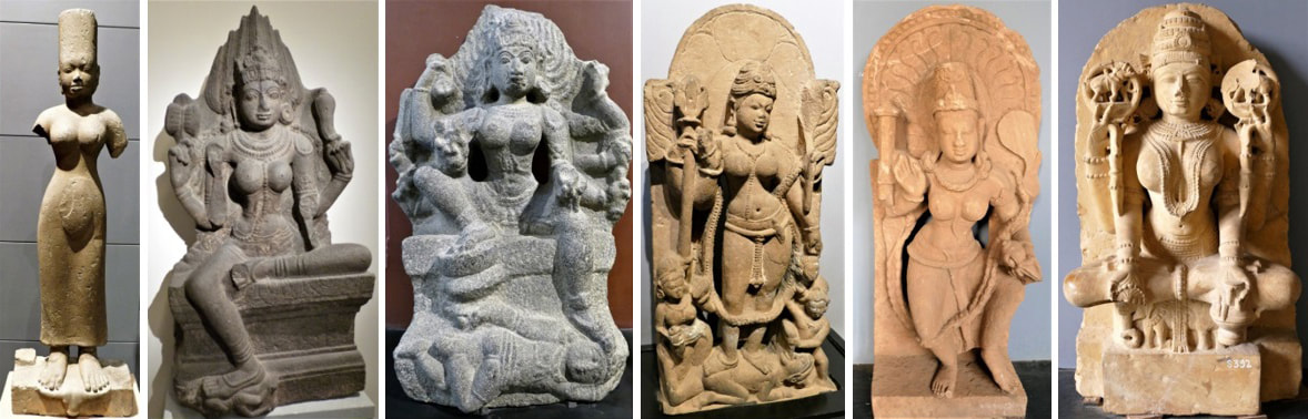 Durga – Kali – Chamundi – Bhairavi – Vaishnavi – Gajalakshmi