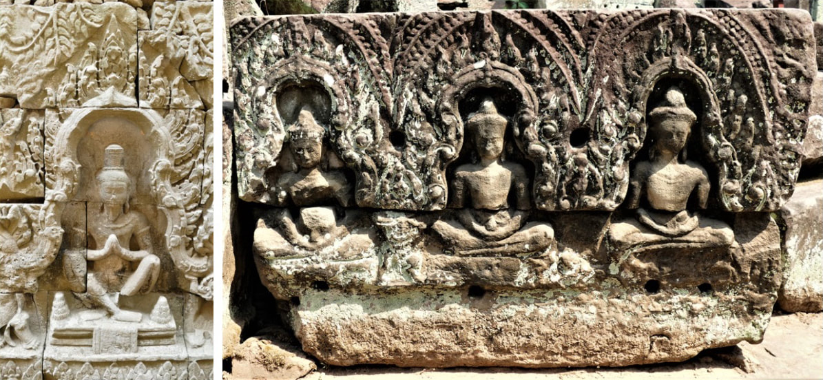 Bild 5 & 6: Preah Khan Tempel (Angkor)