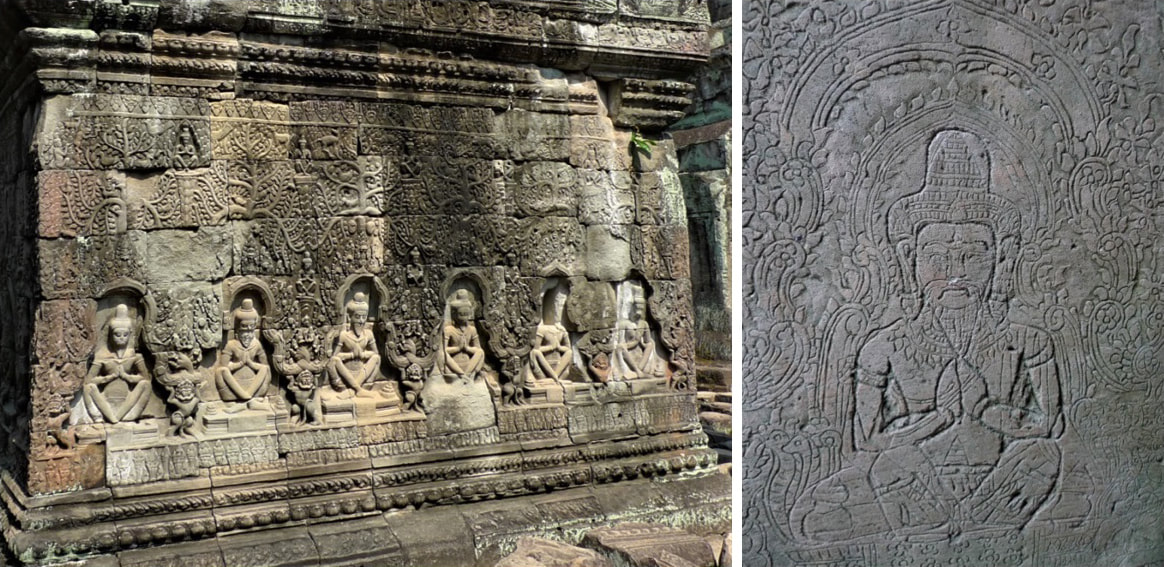 Bild 7 & 8: Preah Khan Tempel (Angkor)