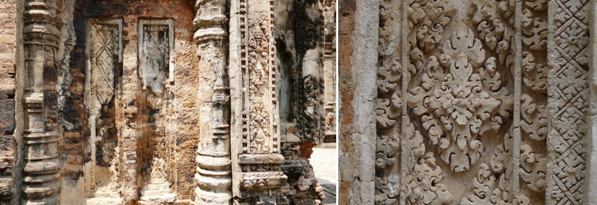 Preah Ko Tempel (Foto rechts: Vanessa Jones)