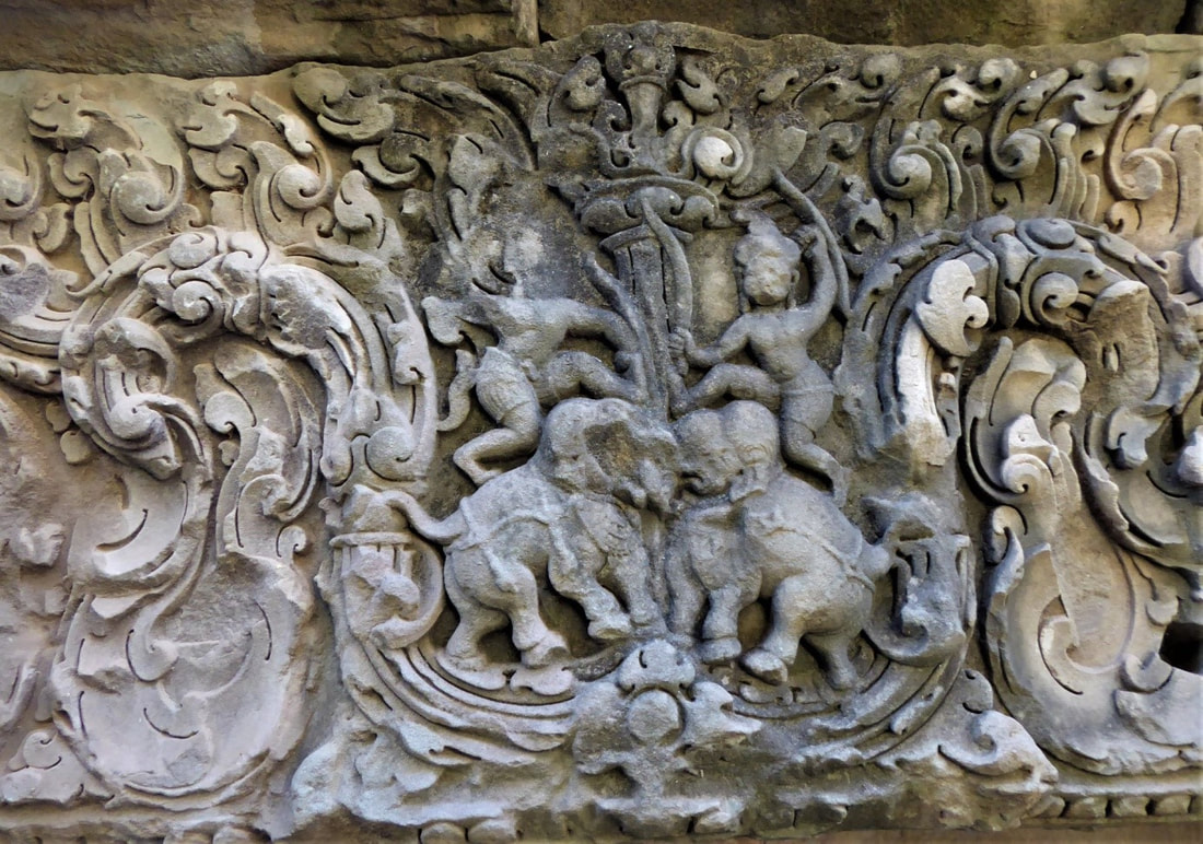 Bild 1: Lintel am Baphuon Tempel (Angkor Thom)