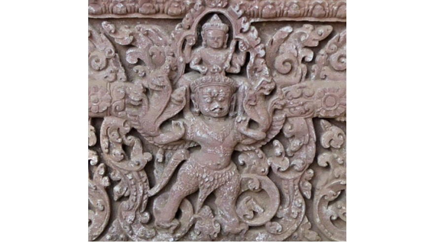 Bild 4.1: Vishnu-Garuda Ausschnitt Bild 4