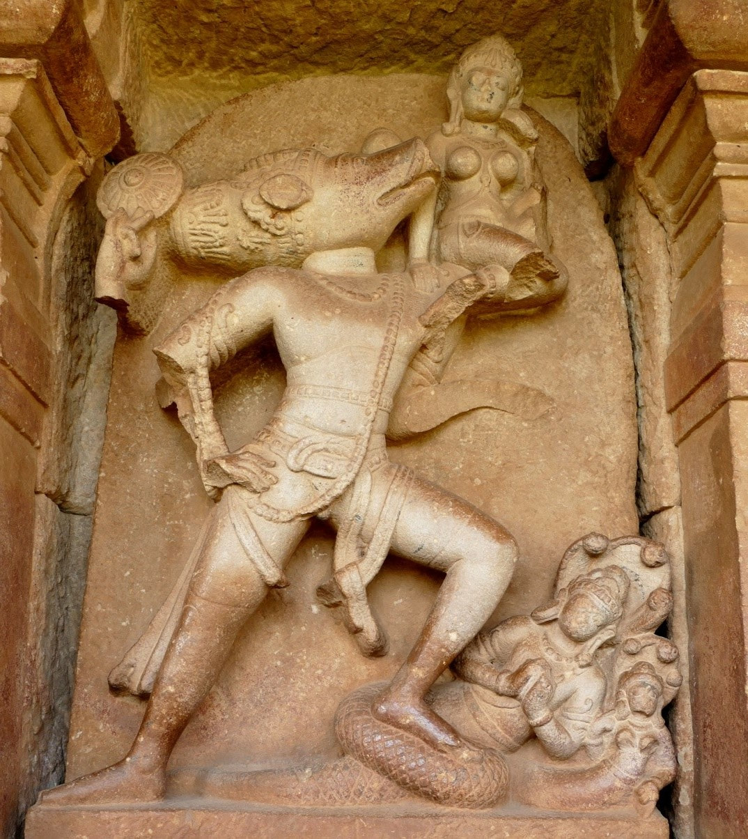 AIHOLE (Karnataka): Durga Tempel – Vishnu Varaha