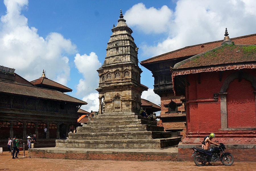 Siddhi Laxmi Temple at Durbar Square in Bhaktapur, Nepal