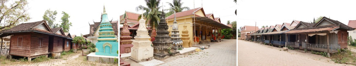 Po Banteaychey Pagoda: Mönchswohnungen