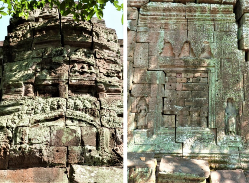 Bild 7 & 8: Chan Ta Oun Tempel (Prei Prasat) 
