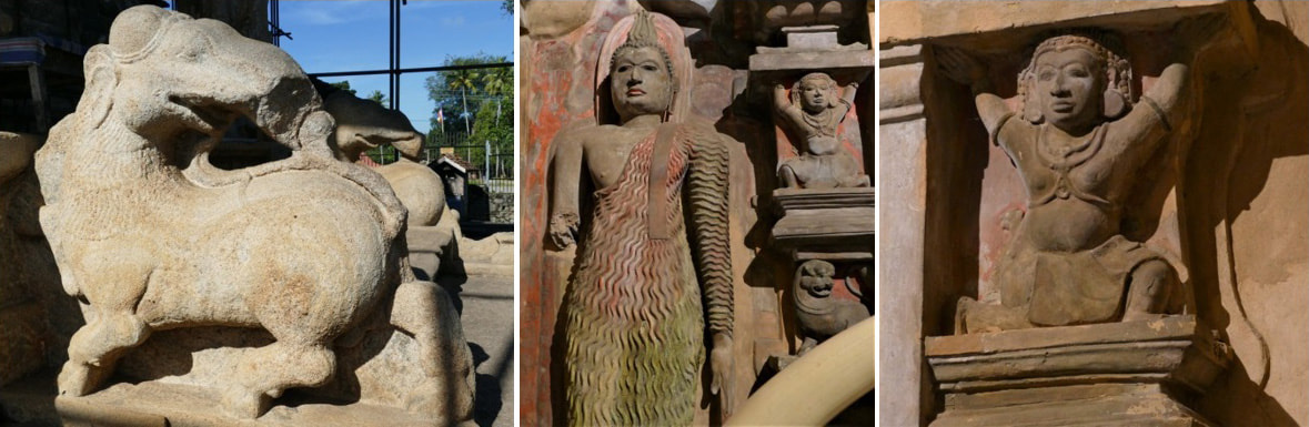 Gadaladeniya temple carvings