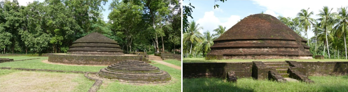 Panduwasnuwara Stupas