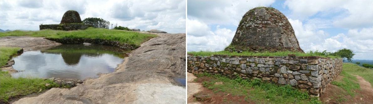 Yapahuwa – Stupa auf Felsplateau