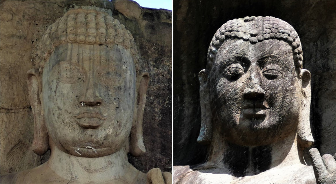 Aukana Buddha Statue & Sasseruwa Buddha Statue