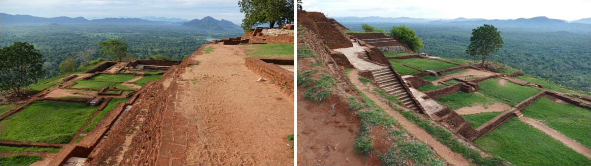 Sigiriya – Festungsanlagen auf dem Felsplateau