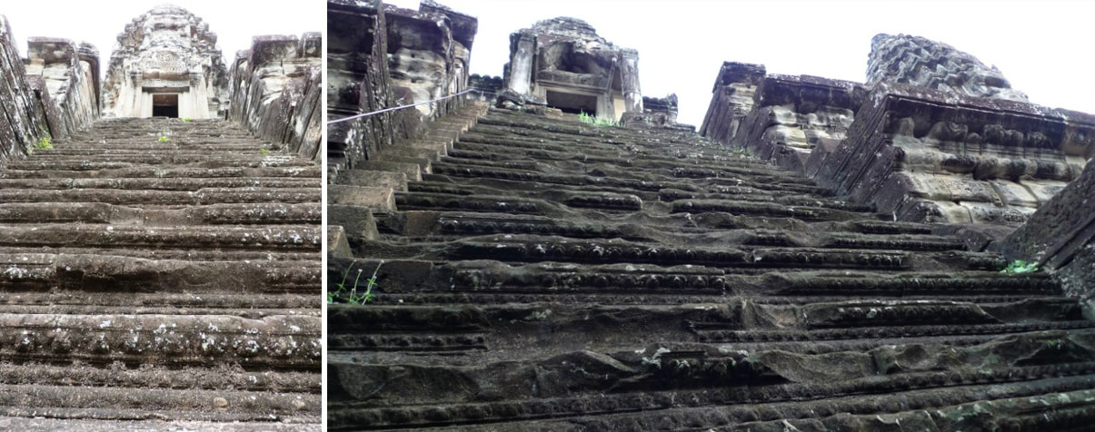 Stufen am Angkor Wat