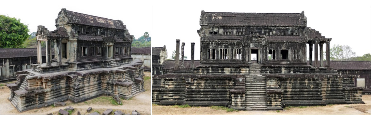 Angkor Wat: Bibliotheken im inneren Tempelbereich 