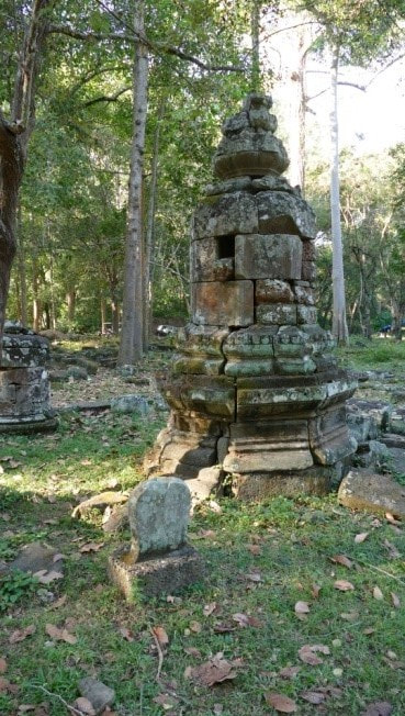 Stupa in der Nähe des Baphuon in Angkor Thom