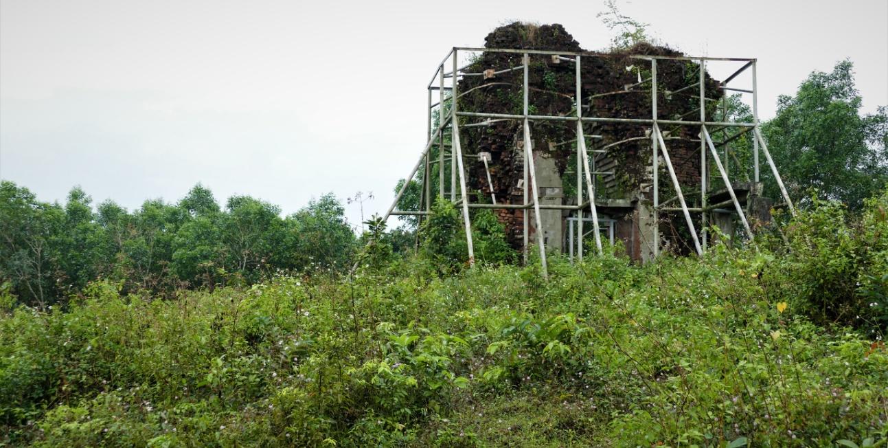 Bild 3: Thap Dong Duong – Überreste vom Tempel-Turm (Innenwand)