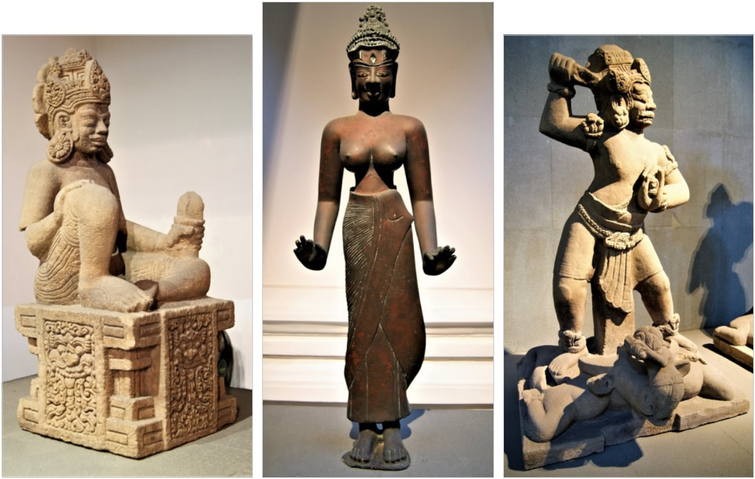 Bild 11, 12 & 13: Dong Duong Gallerie – Deva – Laksmindra – Dvarapala 