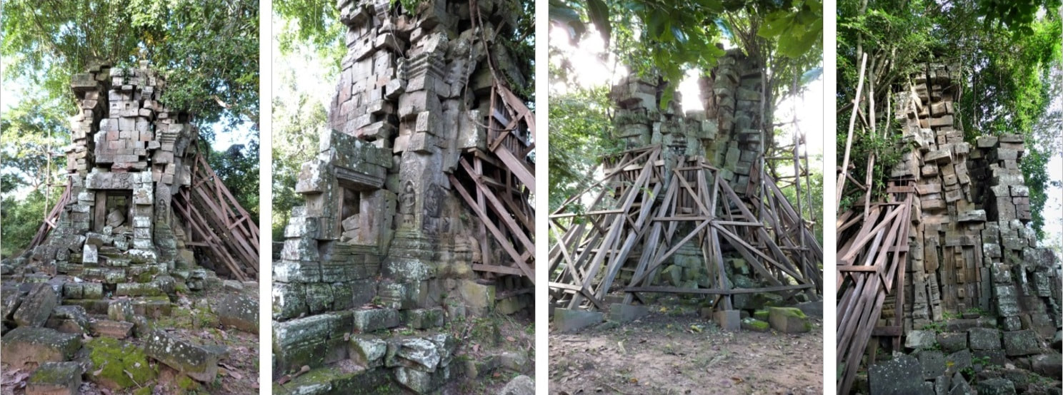 Tonle Snguot Tempel – Bauzustand der Kapelle (November 2014)