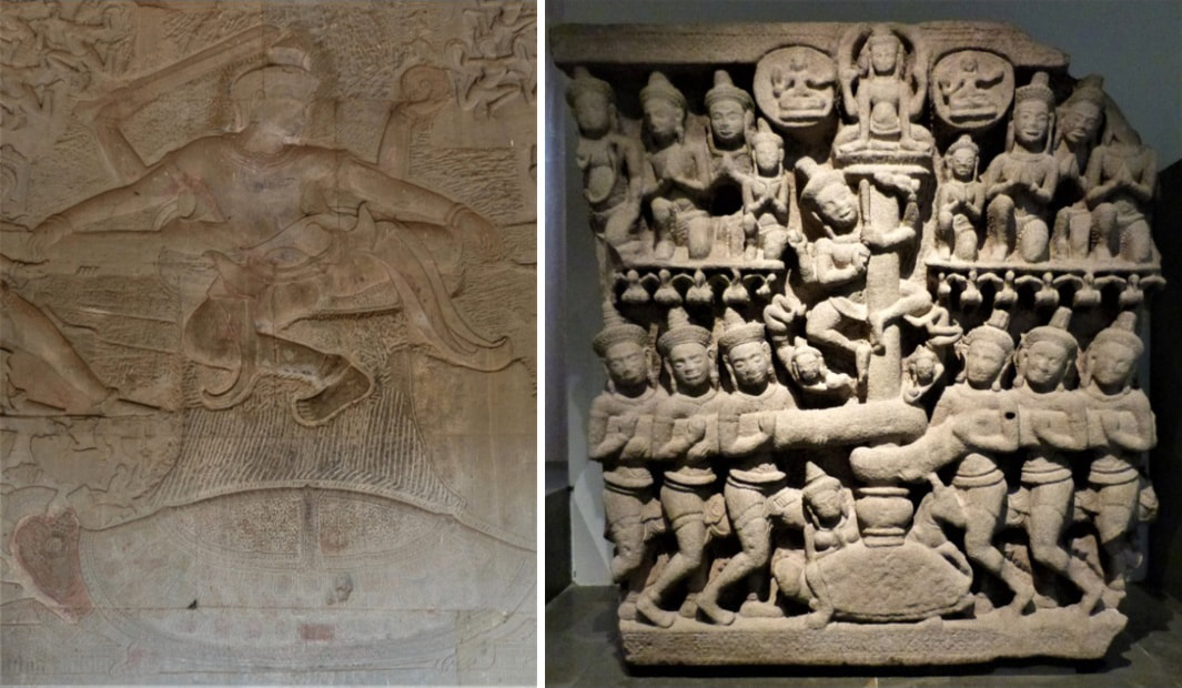 II.1 Angkor Wat – Quirlen des Milchozeans  II.2 Prasat Phnom Da – Paris Musée Guimet