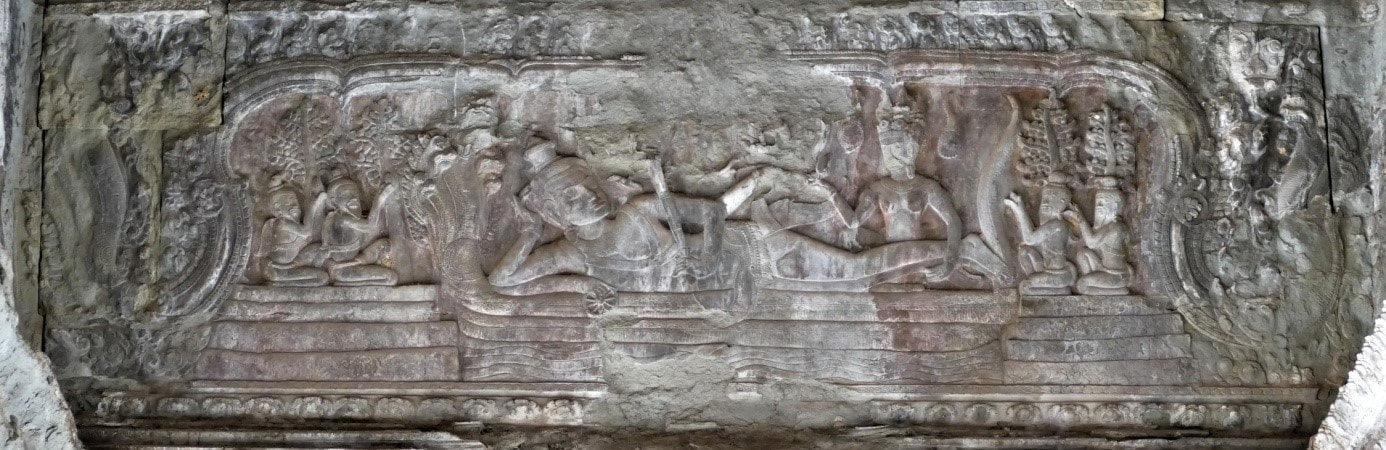 III.9 Angkor Wat – Vishnu auf Ananta (Anantashayin)