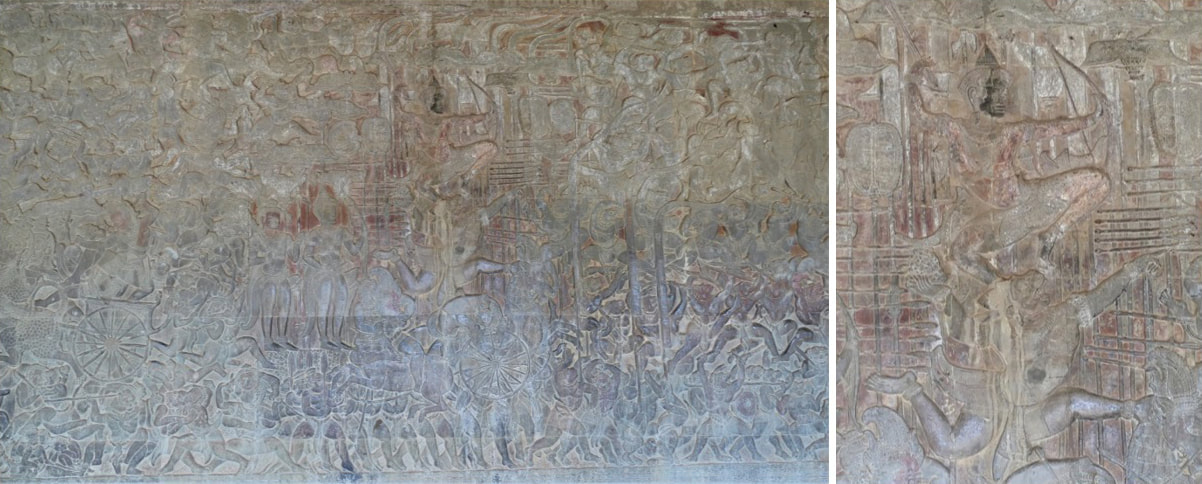 IV. 6 & IV.7 Angkor Wat – Rama und Hanuman