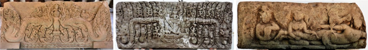 VII.6 - VII.8 Ankor Conservation Siem Reap – Vishnu-Lintel