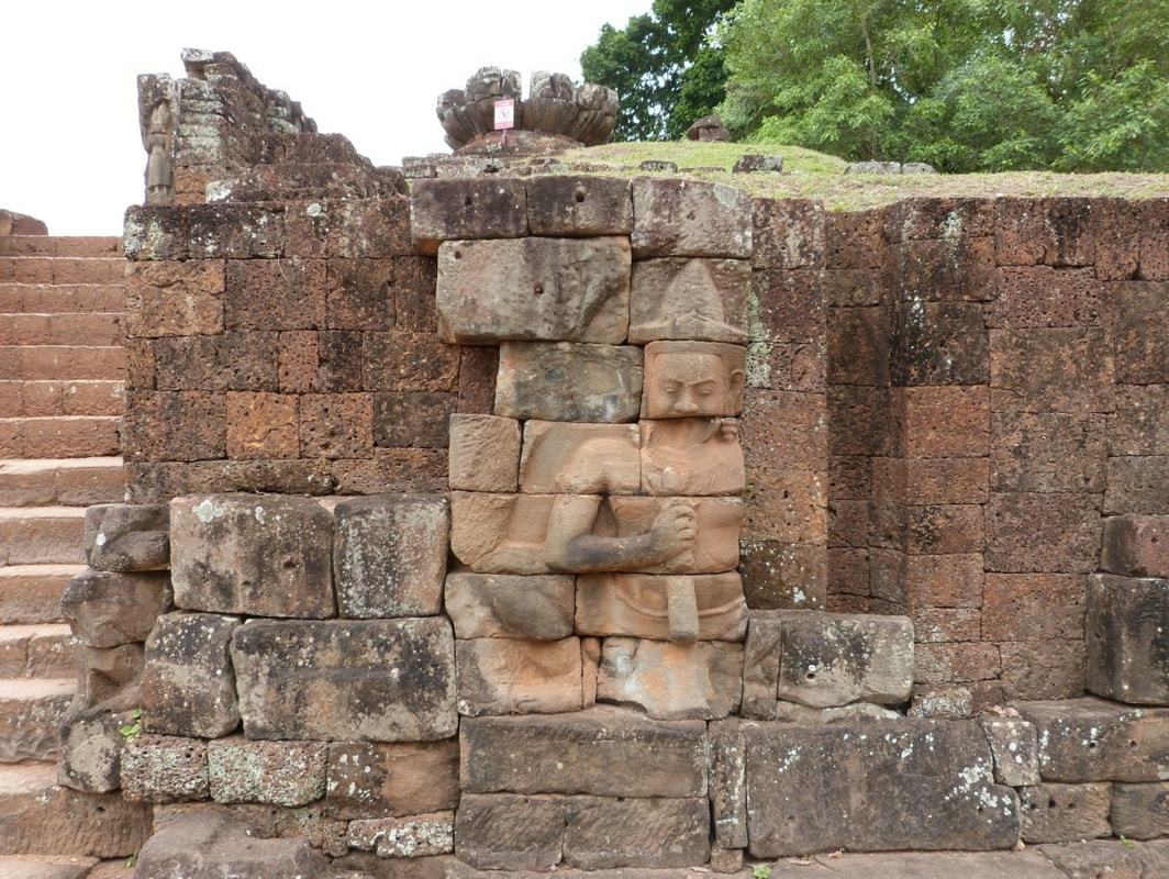 YAMA (?) –Elefantenterrasse Stirnseite (Nord), Angkor Thom